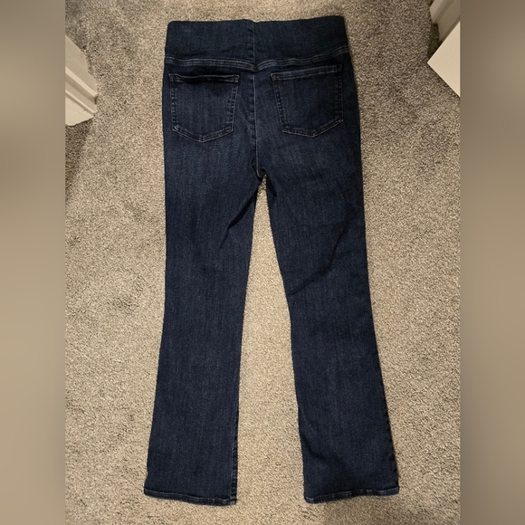 NYDJ women's straight leg, dark wash, like new, Size 0-4 Petite, pull on stretch - Picture 9 of 11